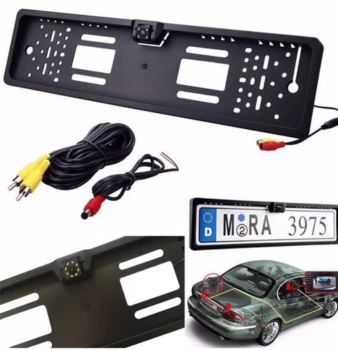 Porta targa con - , telecamera