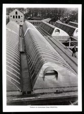 Photo  vue de Tours, Aluminium Dach des Architekten Jean Prouvé, auf dem Haus d 
