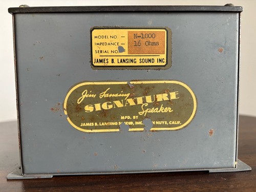 Vintage jbl 1000 van nuys - n,