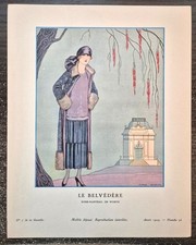 George BARBIER Robe-manteau de