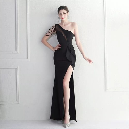 Vestito abito elegante lungo - elegante,