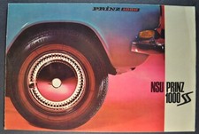 Folder brochure vendita NSU Prinz 1000 SS 1965 ottimo originale 65
