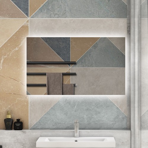 Specchio bagno con - specchio, da