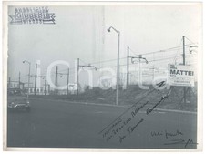 1970 VIMODRONE Fiat 500 e cartellone ING. ENEA MATTEI SPA Aria compressa - Foto