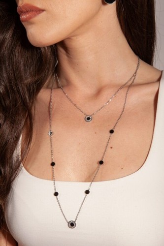 Collana smalto nero - smalto,