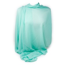 Stola donna verde acqua