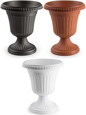 Vaso per piante bianche alto