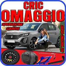Ruotino Di Scorta 4Fori Da 15 Per Peugeot 208 Con Kit Cric Crick + Chiave Sacca