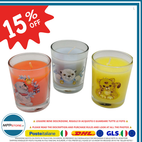 Candele 2pezzi thun dolce - candele,