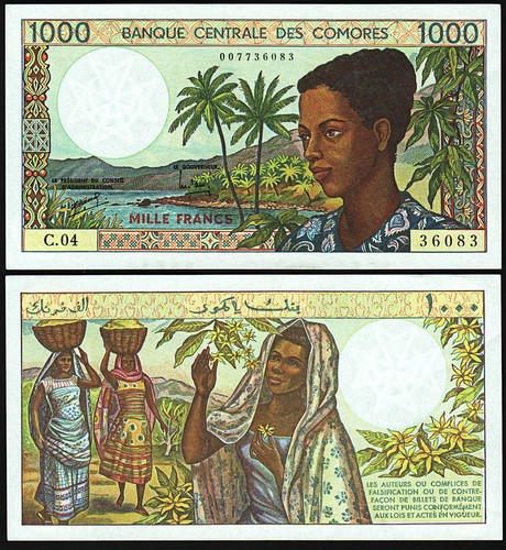 Comore comores 1000 - comores,