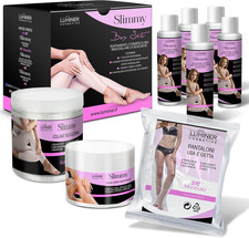 Slimmy Box Set Con 5 Trattamenti Collant Drenanti Anticellulite Riutilizzabili C
