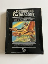 Dungeons And Dragons Master Rules Set 4 TSR 1985
