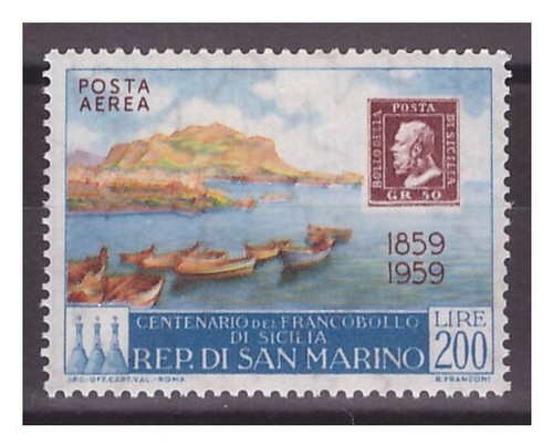 San marino 1959 posta aerea - posta,