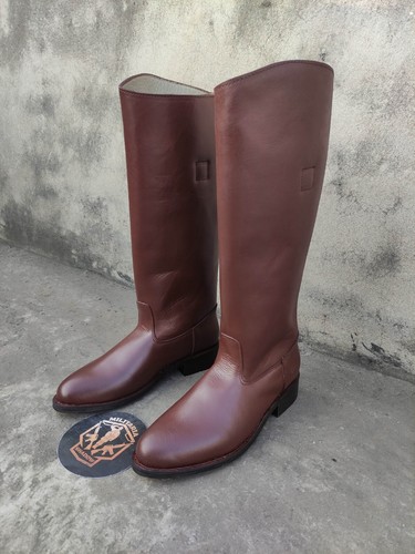 Stivale lungo pelle - stivale,
