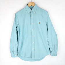 Camicia Oxford uomo Ralph Lauren con bottoni taglia S (T8114)