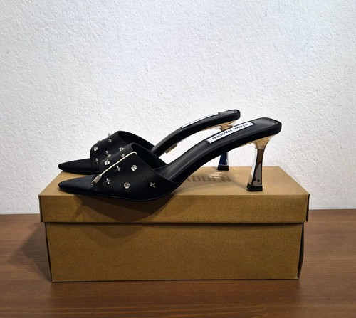 Sandali mules con - tacco,, raso
