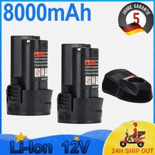 2x per Bosch GBA 12V 8.0Ah
