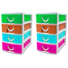 2pz Cassettiera in plastica