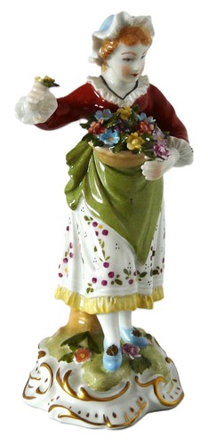 Statua porcellana dresda 1973 - statua,