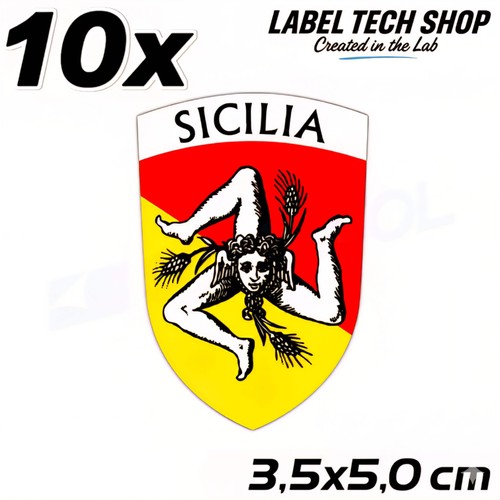 Adesivi sicilia stemma - sicilia,
