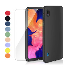 Custodia x Samsung Galaxy A10 A105F A105FD DS/SM / M10 Cover GEL morbida + Vetro