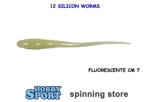 Silicon worm spigola 7 - spigola, cm