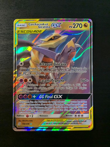 Carte pokémon carchacrok et - carte,
