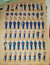 uniforme planche image épinal