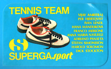 Superga Sport Tennis Team adesivo sticker vintage aufkleber autocollant MA3599