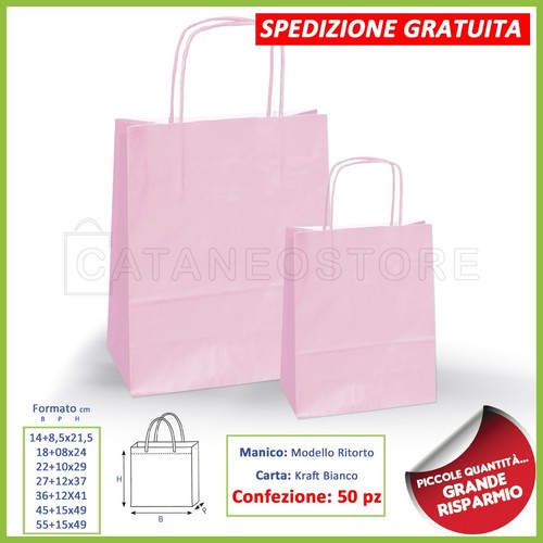 Borse shopper carta manico - borse,