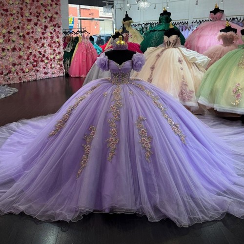 Abiti quinceanera lilla - abiti,