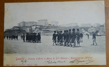 genova-Piazza d'Armi e Mura di S.Chiara-Esercitazioni Militari,primo 900!