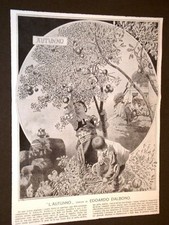 L'Autunno Disegno di Edoardo Dalbono