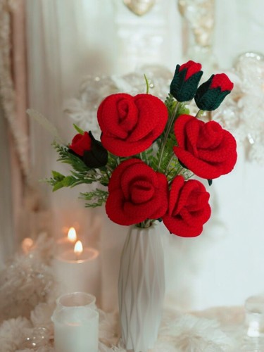 Rose fatte all uncinetto - rose,