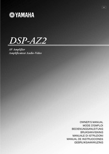 Yamaha dsp az2 amplificatore - dsp-az2,