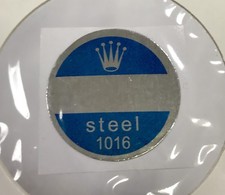 Rolex 1016 steel caseback - rolex, blue