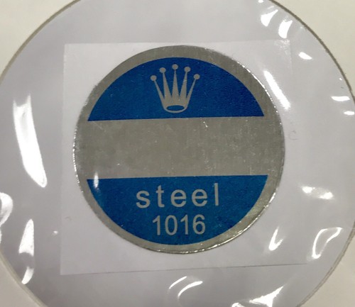 Rolex 1016 steel caseback - 1016, blue