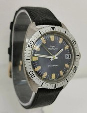 Orologio da polso vintage 1960 Mondia Friendship Zenith Divers 37 mm data uomo cal AS 1950