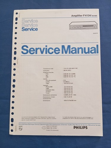 Philips f4134 amplifier - philips,