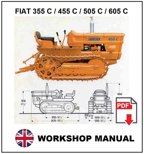 Tractor fiat 355c 455c - fiat, 505c