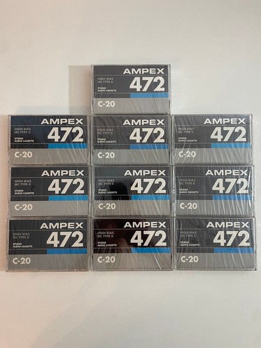 Cassette audio ampex - audio, 472