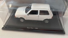 Fiat Uno 1983 bianca Scala 1:43 Modellino Auto - Spedizione Gratuita