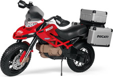 Ducati Enduro - Moto Elettrica per Bambini Dai 3 Anni Con Batteria Ricaricabile 