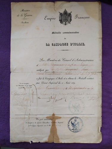 Campagne italie diplôme - d'italie, :