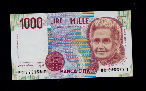 Italy 1000 lire d - lire,