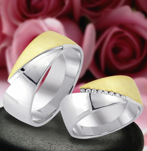 Hochzeitsringe silber 925 - 2, ,