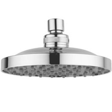 Soffione doccia a pioggia 15 cm Ø vintage usato, completo di braccio cm. 20