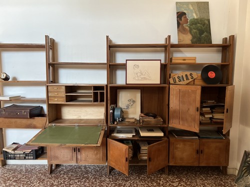 Libreria modulare vintage - libreria,