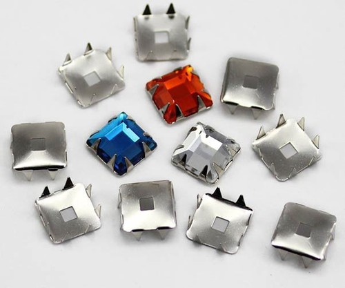Impostazioni tiffany quadrate - impostazioni,