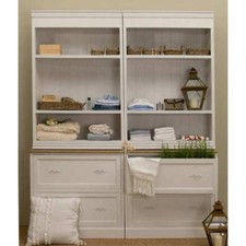 Credenza libreria bianca - credenza,